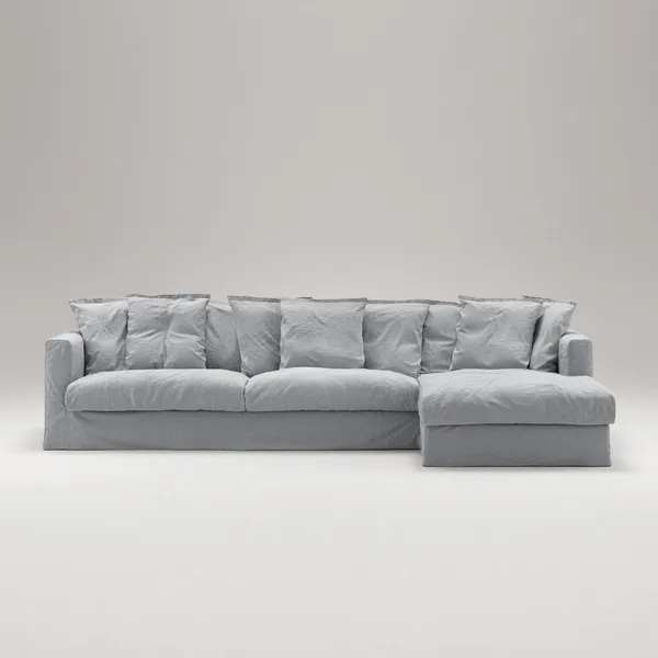 Le Grand Air Divano 3 Posti Chaise Destra Nordic Sky
