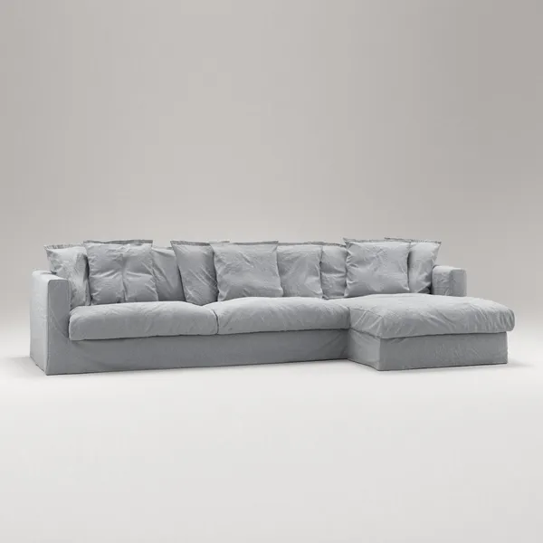 Le Grand Air Divano 3 Posti Chaise Destra Nordic Sky