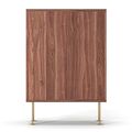 Vogue 64 Cabinet Walnut/Brass