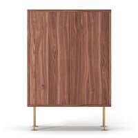 Vogue 64 Cabinet Walnut/Brass