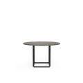 Florence Dining Table Ø120 Gris Du Marais Marble w. Black Frame