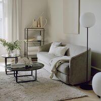 Florence Coffee Table Ø50 Black Marquina Marble