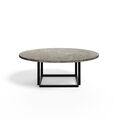 Florence Coffee Table Ø90 Gris Du Marais Marble