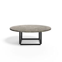 Florence Coffee Table Ø90 Gris Du Marais Marble