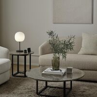 Florence Coffee Table Ø90 Gris Du Marais Marble
