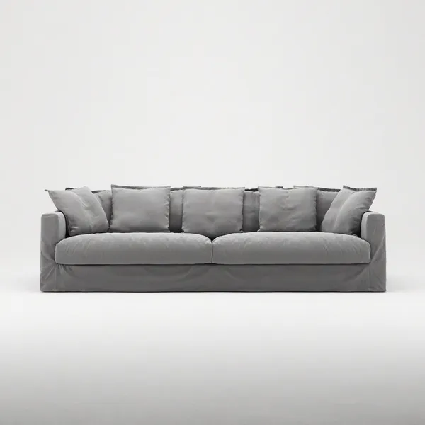 Le Grand Air XL 4-Sitzer Sofa Hellgrau
