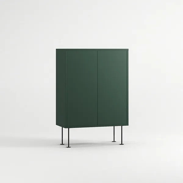 Vogue 64 Skab Grøn/Sort