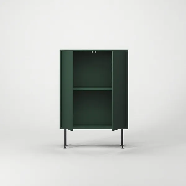 Vogue 64 Skab Grøn/Sort