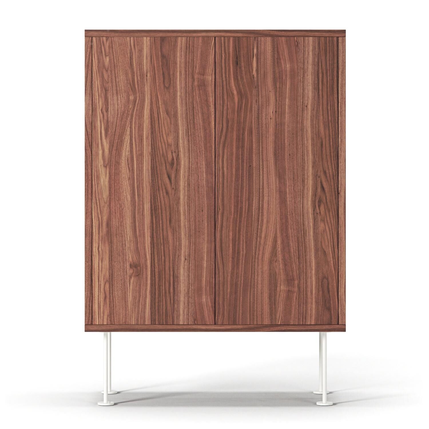 Vogue 64 Skab Valnød/Hvid