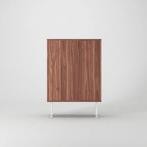Vogue 64 Kast Walnoot/Wit