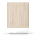 Vogue Kast 64 Wit Gepigmenteerd eiken/Wit