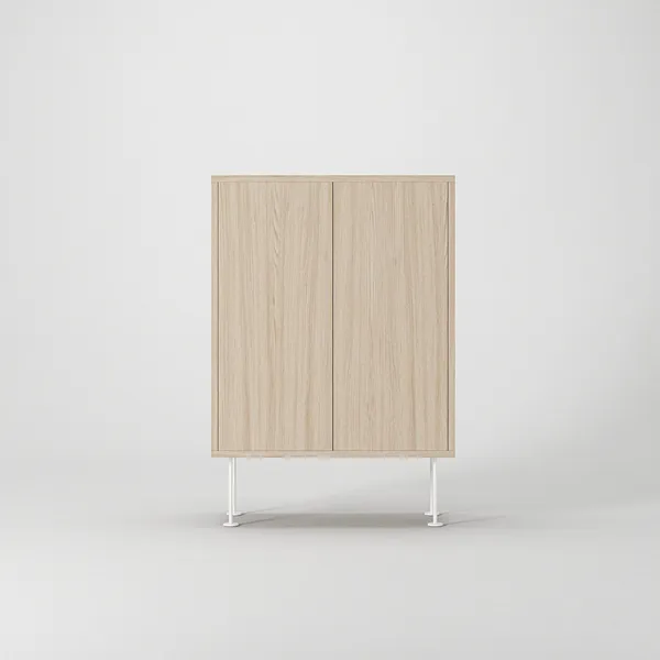 Vogue Kast 64 Wit Gepigmenteerd eiken/Wit
