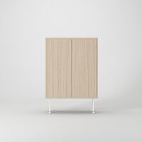 Vogue Kast 64 Wit Gepigmenteerd eiken/Wit