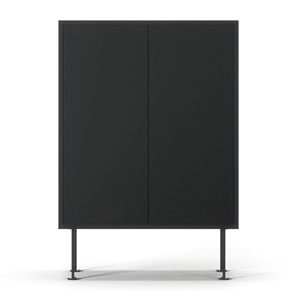 Vogue Cabinet 64 Anthracite Grey/Black