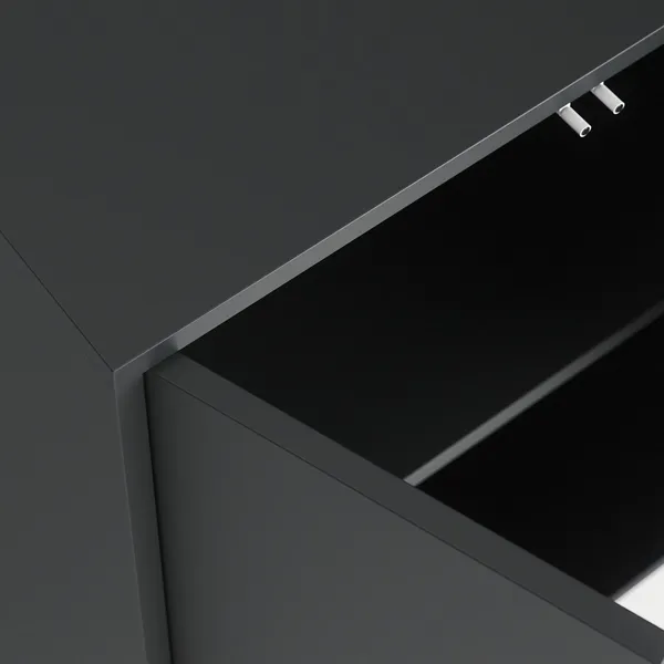 Vogue Schrank 64 Anthrazitgrau/Weiß