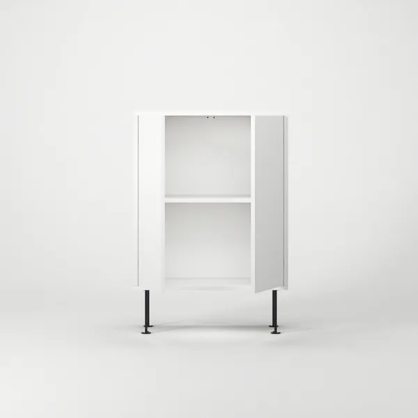 Vogue 64 Skab Hvid/Sort