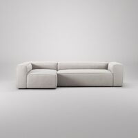 Grand 4-sitssoffa Divan Vänster Moonwhite