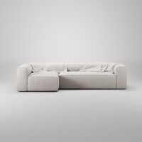 Grand 4-sitssoffa Divan Vänster Moonwhite