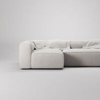 Grand 4-sitssoffa Divan Vänster Moonwhite