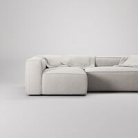 Grand Divano 3 Posti Chaise Sinistra Moonwhite