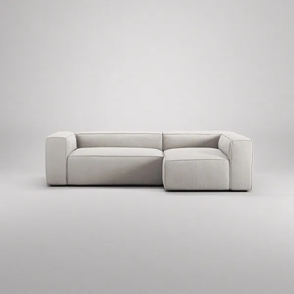 Grand 3-Seater Sofa Chaise Right Moonwhite