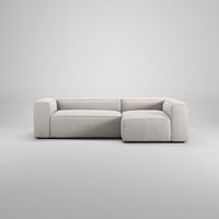 Grand 3-Seater Sofa Chaise Right Moonwhite