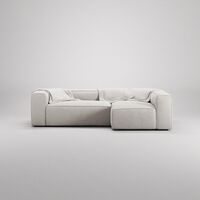 Grand 3-Seater Sofa Chaise Right Moonwhite