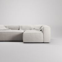 Grand 3-Seater Sofa Chaise Right Moonwhite