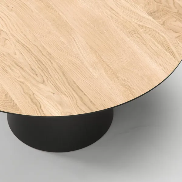 Social Dining Table 150 Black/Oak/Natural/Oak