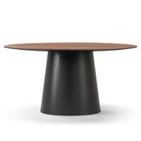Social Dining Table 150 Walnut/Black/Oak
