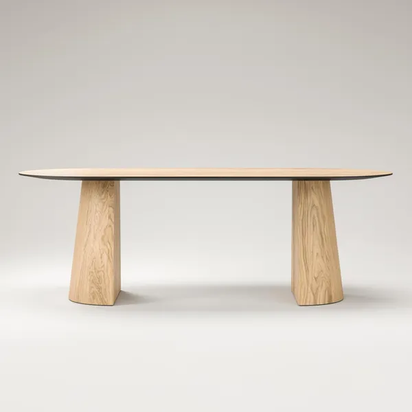 Social Dining Table 220 Natural/Oak