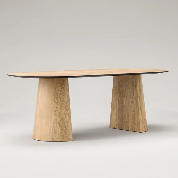 Social Dining Table 220 Natural/Oak