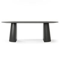 Social Dining Table 220 Black/Oak