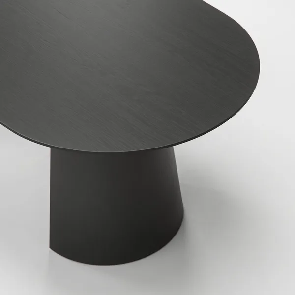 Social Dining Table 220 Black/Oak