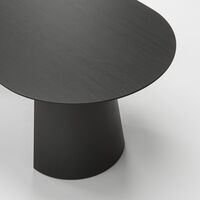 Social Dining Table 220 Black/Oak