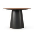 Social Dining Table 110 Walnut/Black/Oak