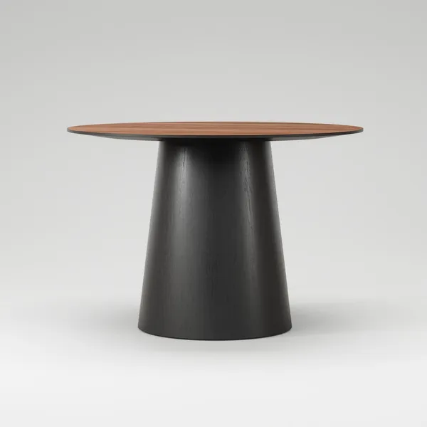 Social Dining Table 110 Walnut/Black/Oak
