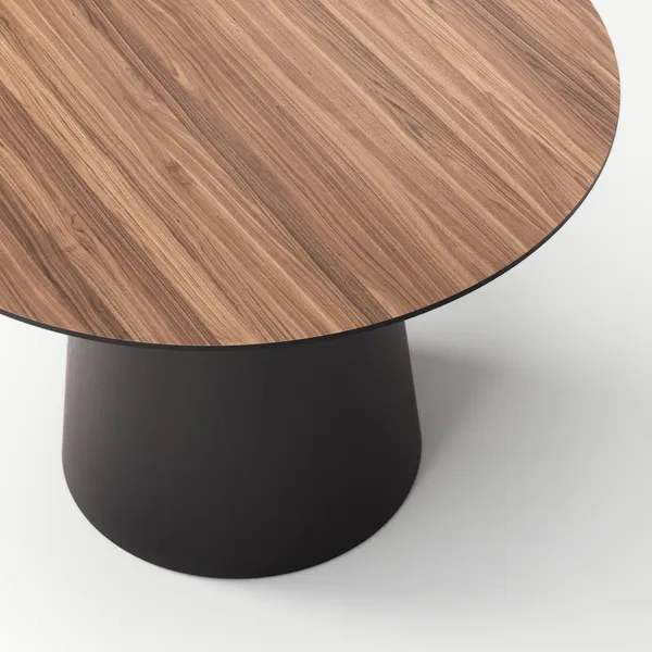 Social Dining Table 110 Walnut/Black/Oak