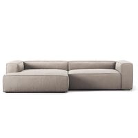 Grand 3-Seater Sofa Chaise Left Sandshell/Beige