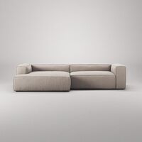 Grand 3-Seater Sofa Chaise Left Sandshell/Beige