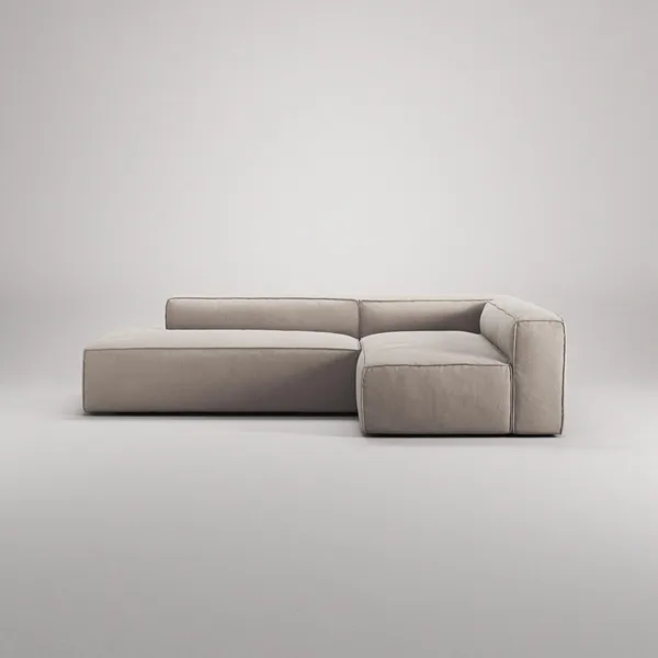 Divano A 3 Posti Grand Open End Left Sandshell/ Beige