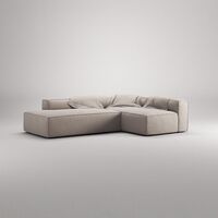Divano A 3 Posti Grand Open End Left Sandshell/ Beige