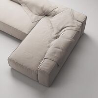 Divano A 3 Posti Grand Open End Left Sandshell/ Beige