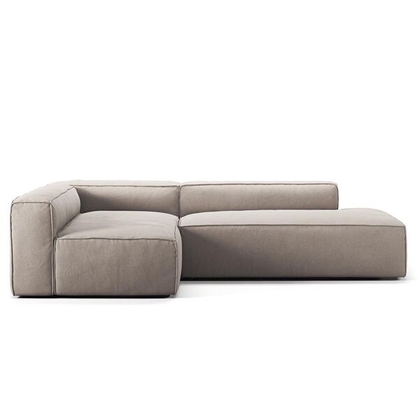 Grand 3-Seater Lounge Sofa Open End Right Sandshell/Beige