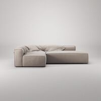 Grand 3-Seater Lounge Sofa Open End Right Sandshell/Beige