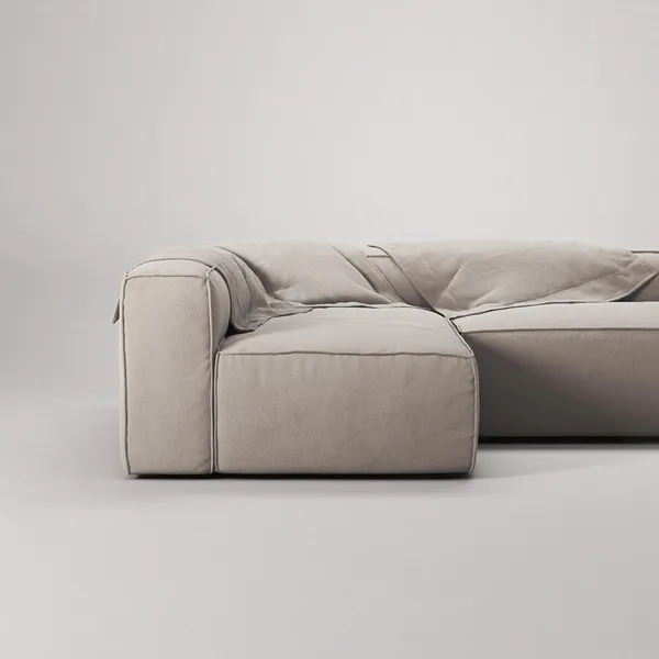 Grand 3-Seater Lounge Sofa Open End Right Sandshell/Beige