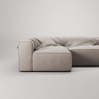 Grand 3-Seater Lounge Sofa Open End Right Sandshell/Beige