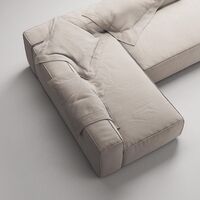 Grand 3-Seater Lounge Sofa Open End Right Sandshell/Beige