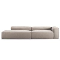 Grand 3-Personers Sofa Åben Ende Venstre Sandshell/Beige