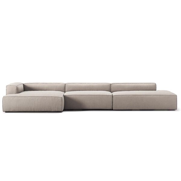 Grand 5-Seater Sofa Open End Right Sandshell/Beige